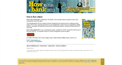 Desktop Screenshot of howtorunabank.com