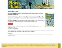 Tablet Screenshot of howtorunabank.com